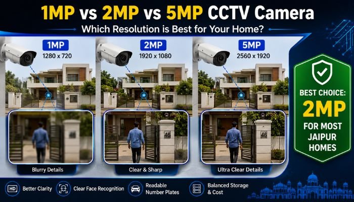 1MP vs 2MP vs 5MP CCTV Camera