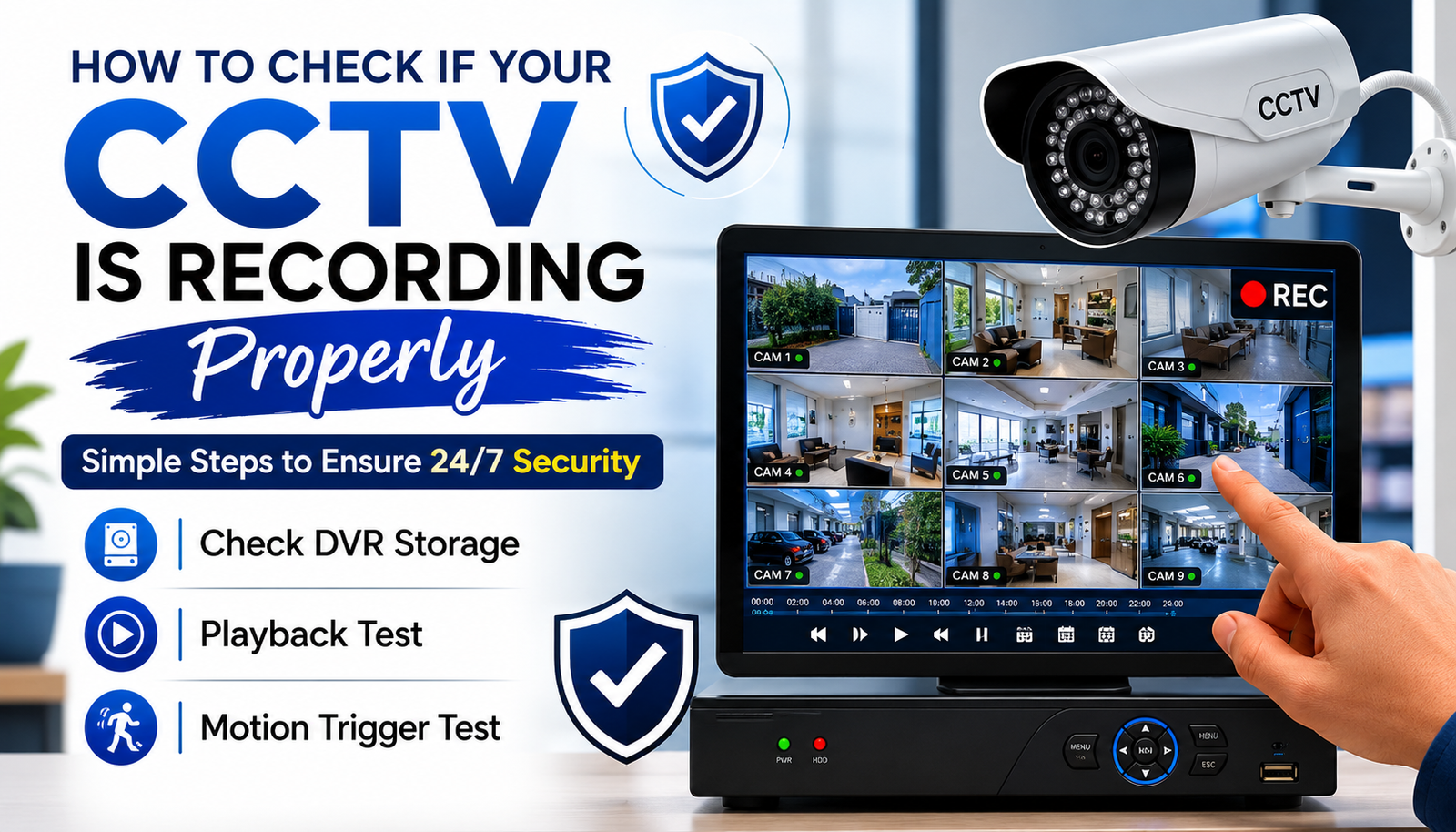 How to Check If Your CCTV Is Recording Properly