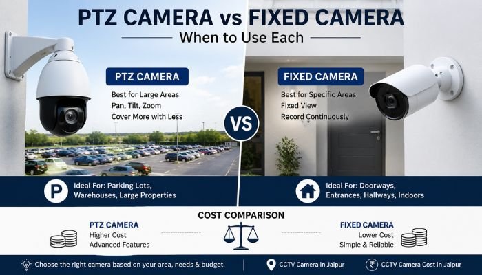 PTZ Camera vs Fixed Camera