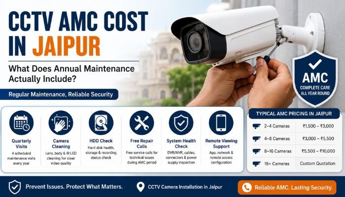 CCTV AMC Cost in Jaipur